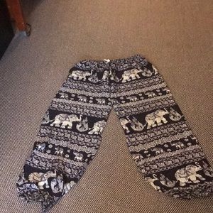 Thai yoga pants. BRAND NEW XL. Black